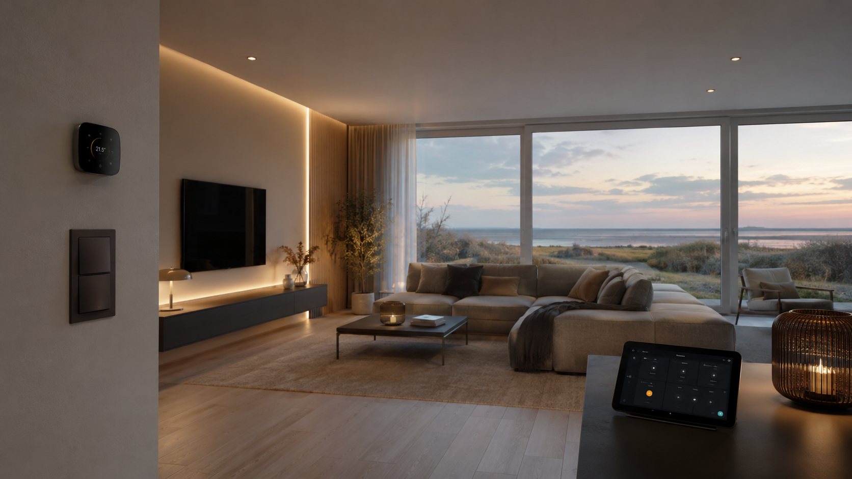 Modernes norddeutsches Wohnhaus mit Smart Home Technik